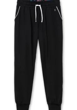 Lange Schlafhose mit schmalem Bein und Kontrastdetails<sheego Best