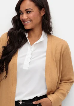 Lange Strickjacke in offener Form, mit Taschen<sheego New