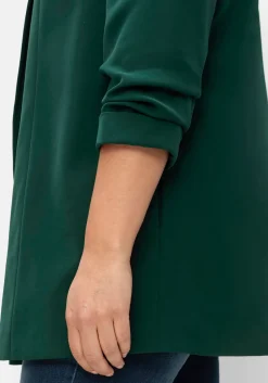 Langer Blazer mit Schalkragen und gerafftem 3/4-Arm<sheego Sale