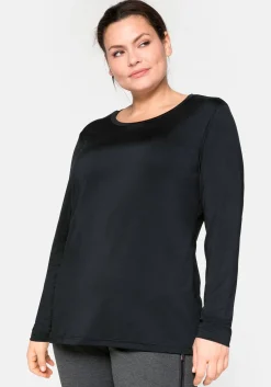 Langes Funktionsshirt mit Rundhalsausschnitt<sheego Discount
