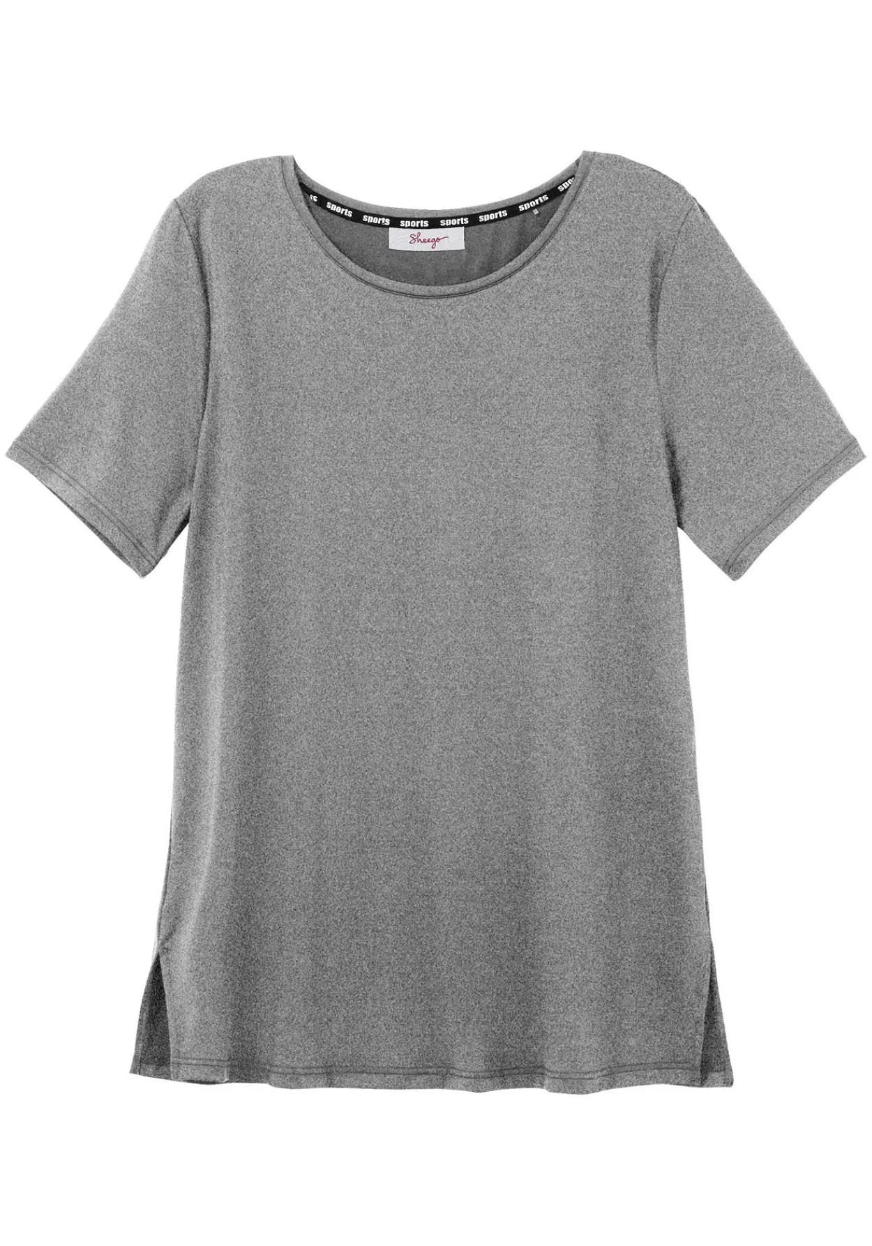 Langes Funktionsshirt mit seitlichen Schlitzen<sheego Best