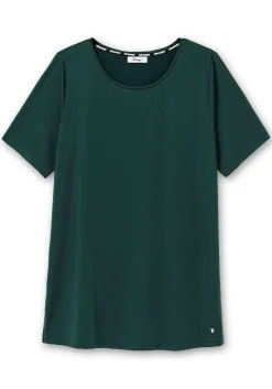 Langes Funktionsshirt mit seitlichen Schlitzen<sheego Outlet