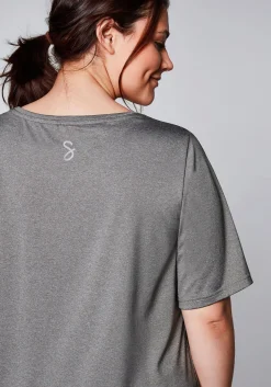 Langes Funktionsshirt mit seitlichen Schlitzen<sheego Best