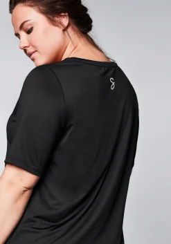 Langes Funktionsshirt mit seitlichen Schlitzen<sheego Online