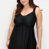 Langes Tankini-Oberteil, mit wattierten Softcups<sheego New