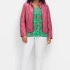 Lederjacke aus Lammnappa, mit Stehkragen<sheego Outlet