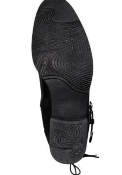 Lederstiefel mit Schnürung hinten und Zierschnalle<sheego by Joe Browns Outlet