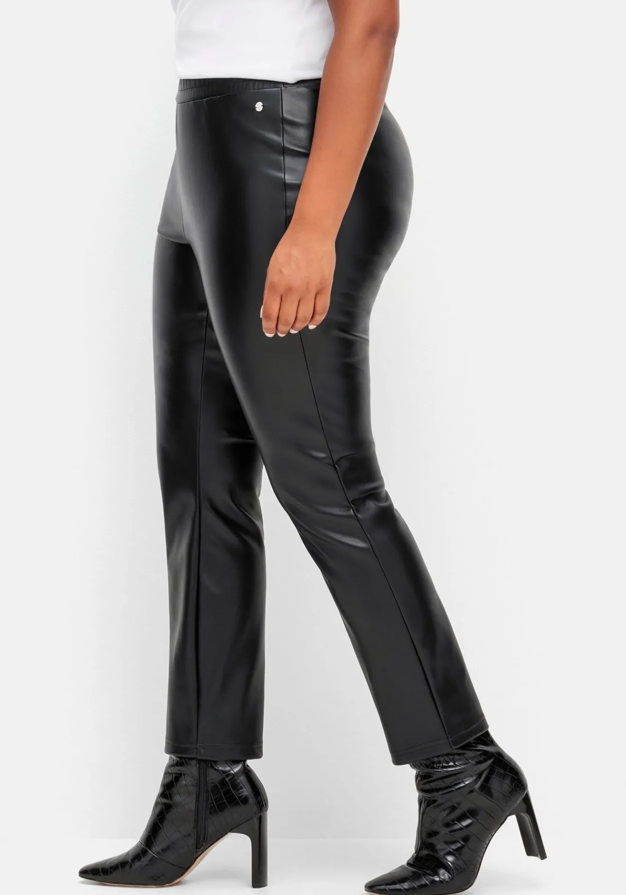 Leggings mit glänzender Beschichtung<sheego Online