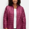 Leicht wattierte Steppjacke mit Stehkragen<sheego Outlet