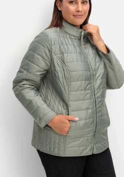 Leicht wattierte Steppjacke mit Stehkragen<sheego New