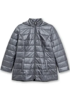 Leicht wattierte Steppjacke mit Kapuze<sheego Outlet