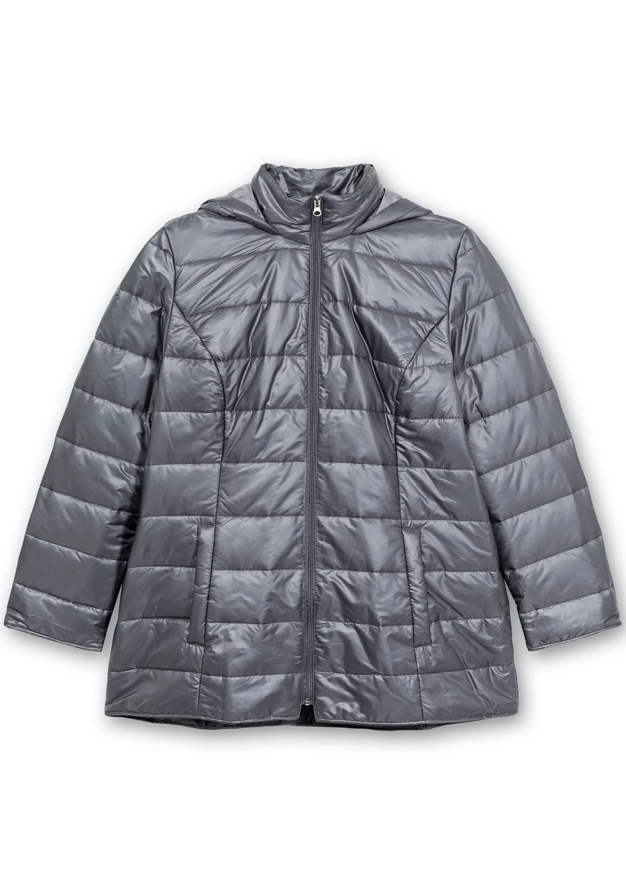 Leicht wattierte Steppjacke mit Kapuze<sheego Outlet
