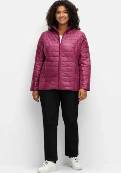 Leicht wattierte Steppjacke mit Stehkragen<sheego Outlet