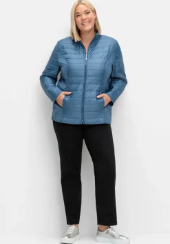 Leicht wattierte Steppjacke mit Stehkragen<sheego New