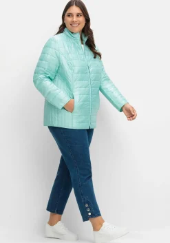 Leicht wattierte Steppjacke mit Stehkragen<sheego New