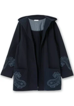 Leichte Kapuzensweatjacke mit Paisleydruck<sheego by Joe Browns Discount