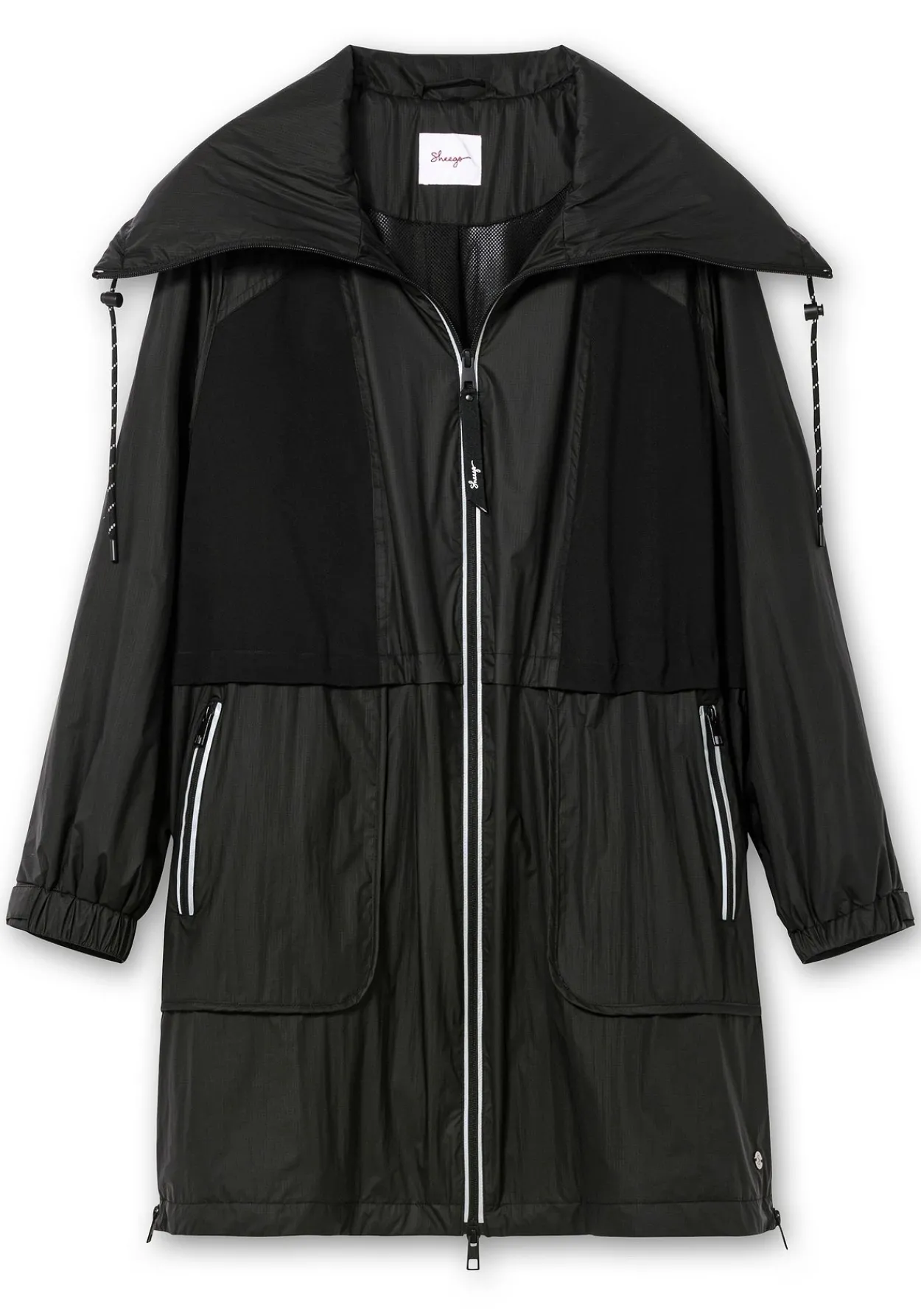 Leichte Outdoorjacke mit dekorativer Passe<sheego Hot
