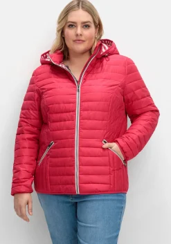 Leichte Steppjacke mit abnehmbarer Kapuze<sheego Clearance