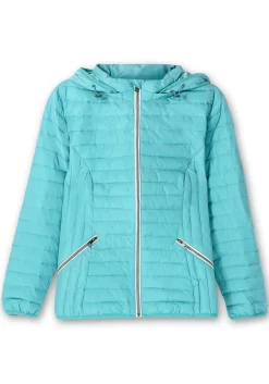 Leichte Steppjacke mit abnehmbarer Kapuze<sheego Discount