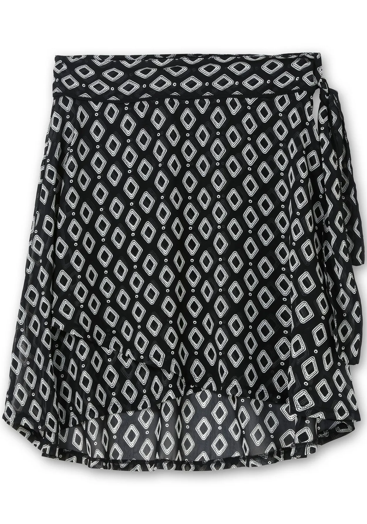 Leichter Chiffonrock in Wickeloptik<sheego Outlet