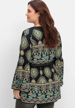 Longbluse im Ethno-Stil, mit Crochet-Spitze<sheego by Joe Browns Outlet