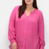 Longbluse mit tonigen Stickereien<sheego Sale