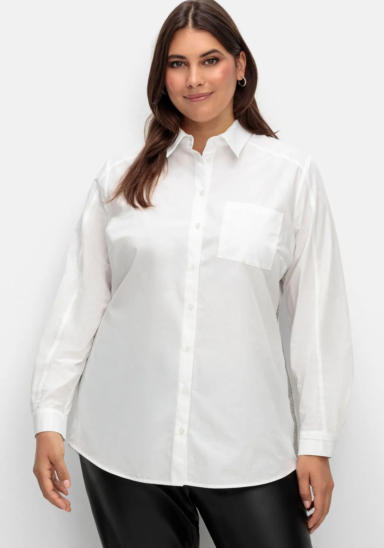 Longbluse mit Glitzerdetails<sheego New