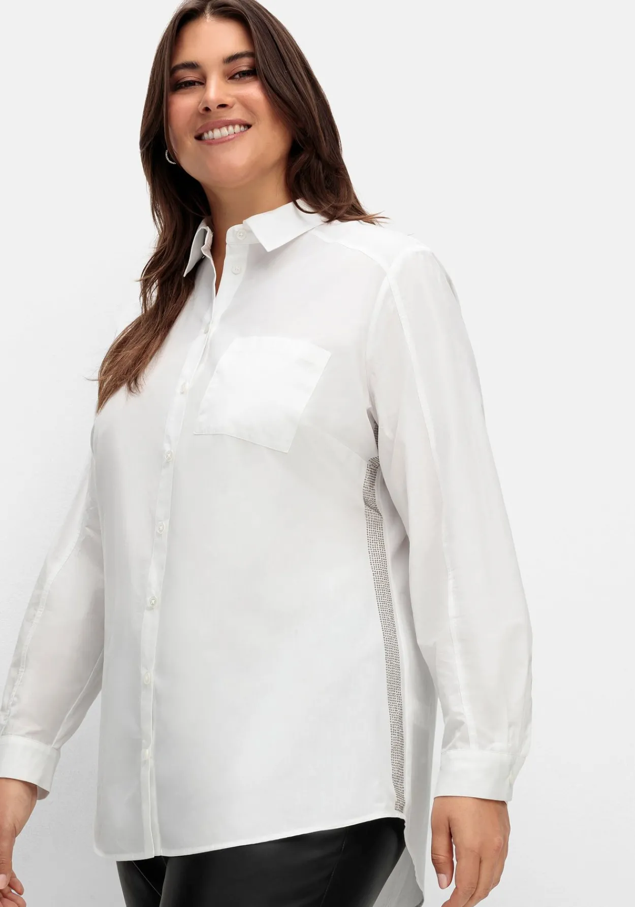 Longbluse mit Glitzerdetails<sheego New