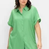 Longbluse mit Hemdkragen und kurzem Arm<sheego Online