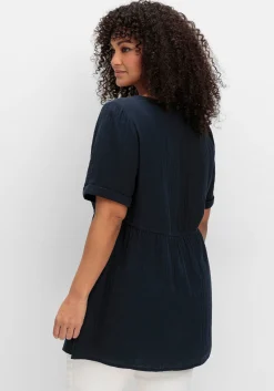 Longbluse mit Knopfleiste und Taschen<sheego by Joe Browns Outlet