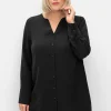 Longbluse mit Passe und Raffungen hinten<sheego Clearance