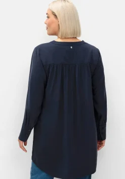 Longbluse mit Passe und Raffungen hinten<sheego Clearance