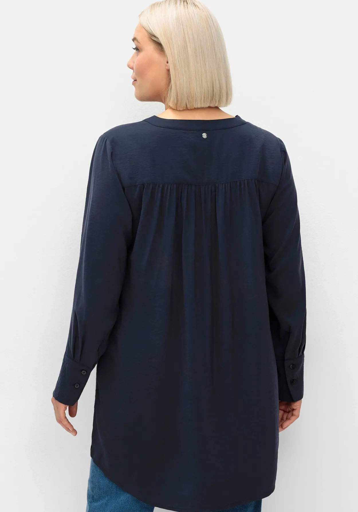 Longbluse mit Passe und Raffungen hinten<sheego Clearance