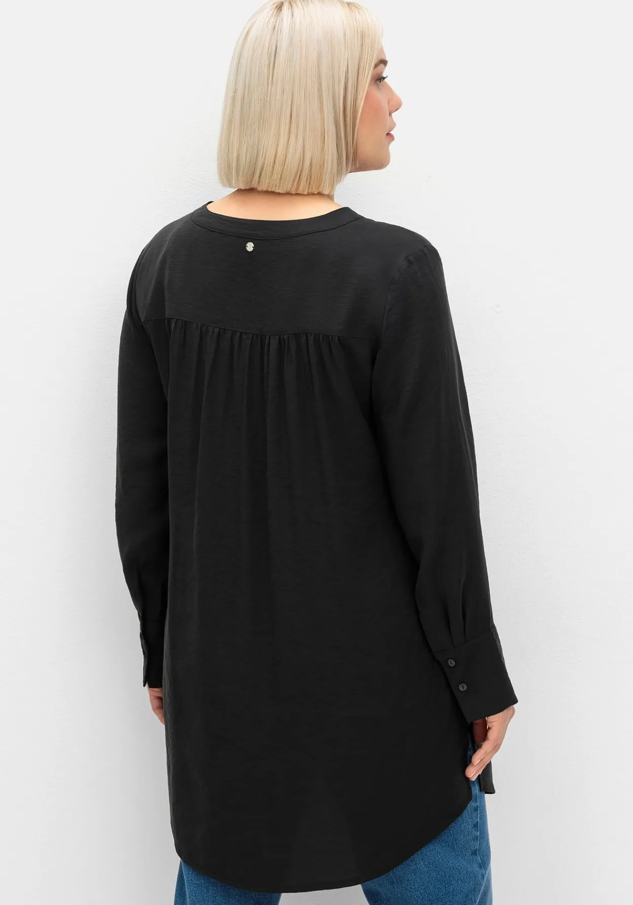 Longbluse mit Passe und Raffungen hinten<sheego Clearance