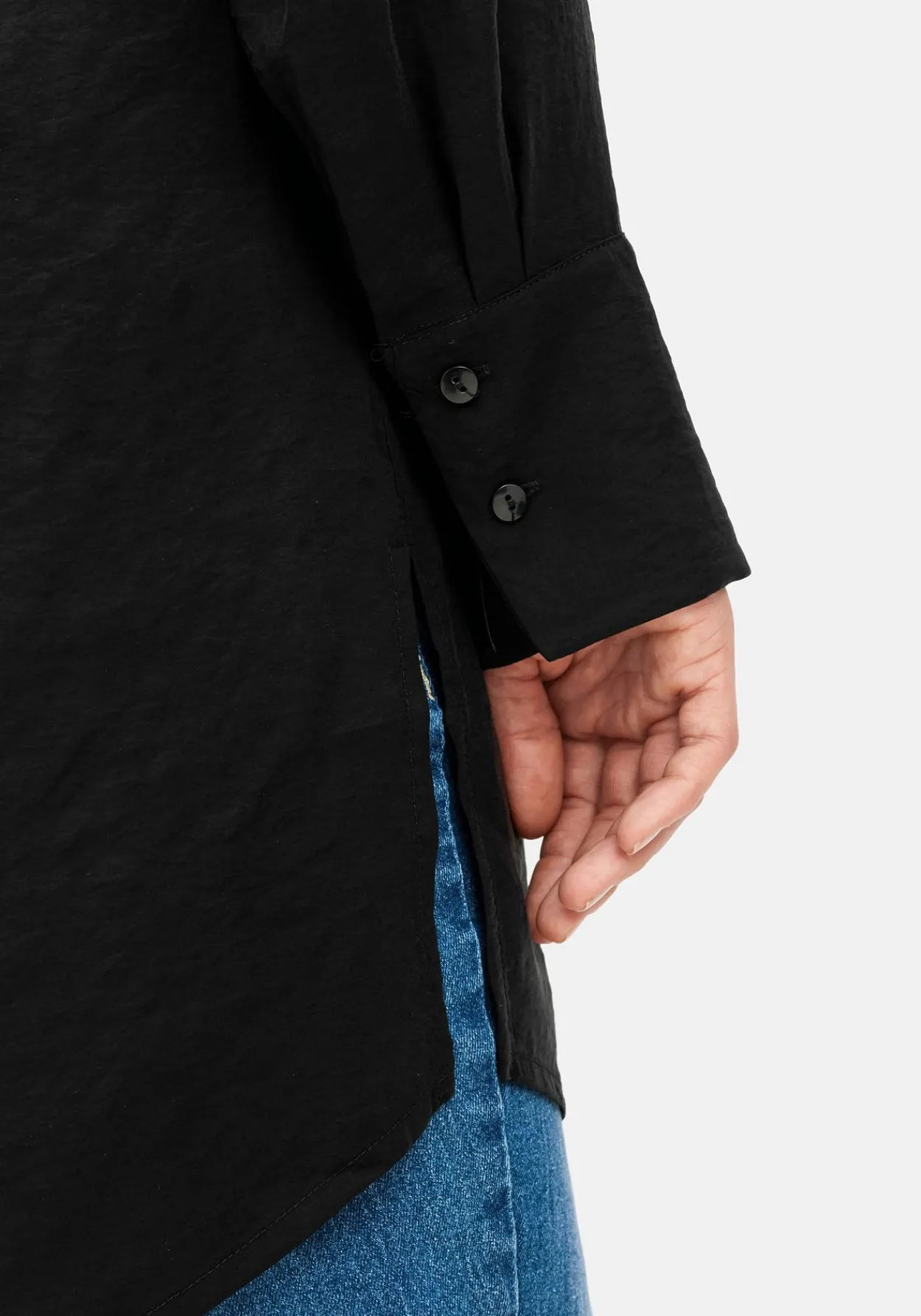 Longbluse mit Passe und Raffungen hinten<sheego Clearance