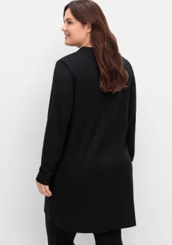 Longshirt aus Interlock, im Vokuhila-Schnitt<sheego Best