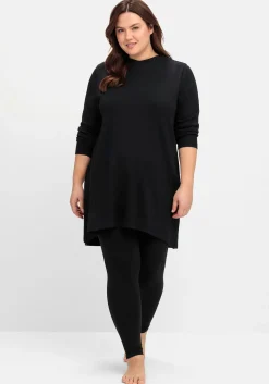 Longshirt aus Interlock, im Vokuhila-Schnitt<sheego Best