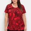 Longshirt in A-Linie, mit grafischem Muster<sheego New