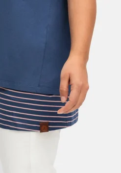 Longshirt in 2-in-1-Optik, mit Rundhalsausschnitt<sheego x Collection L. Outlet