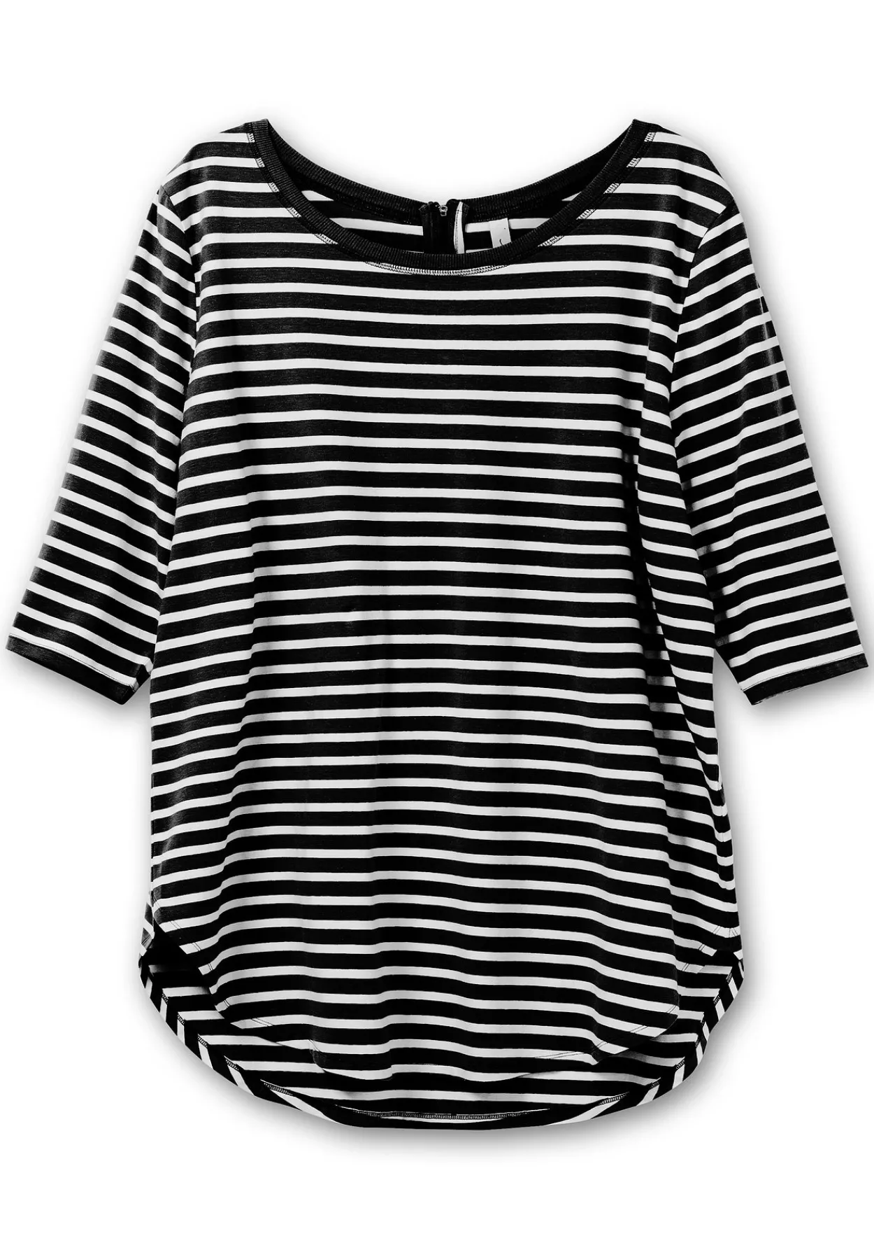 Longshirt in Oversized-Form mit Streifen<sheego Outlet