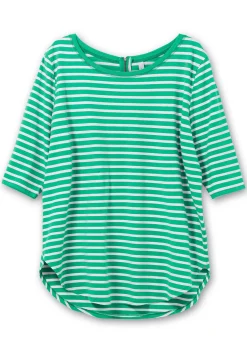 Longshirt in Oversized-Form mit Streifen<sheego Clearance