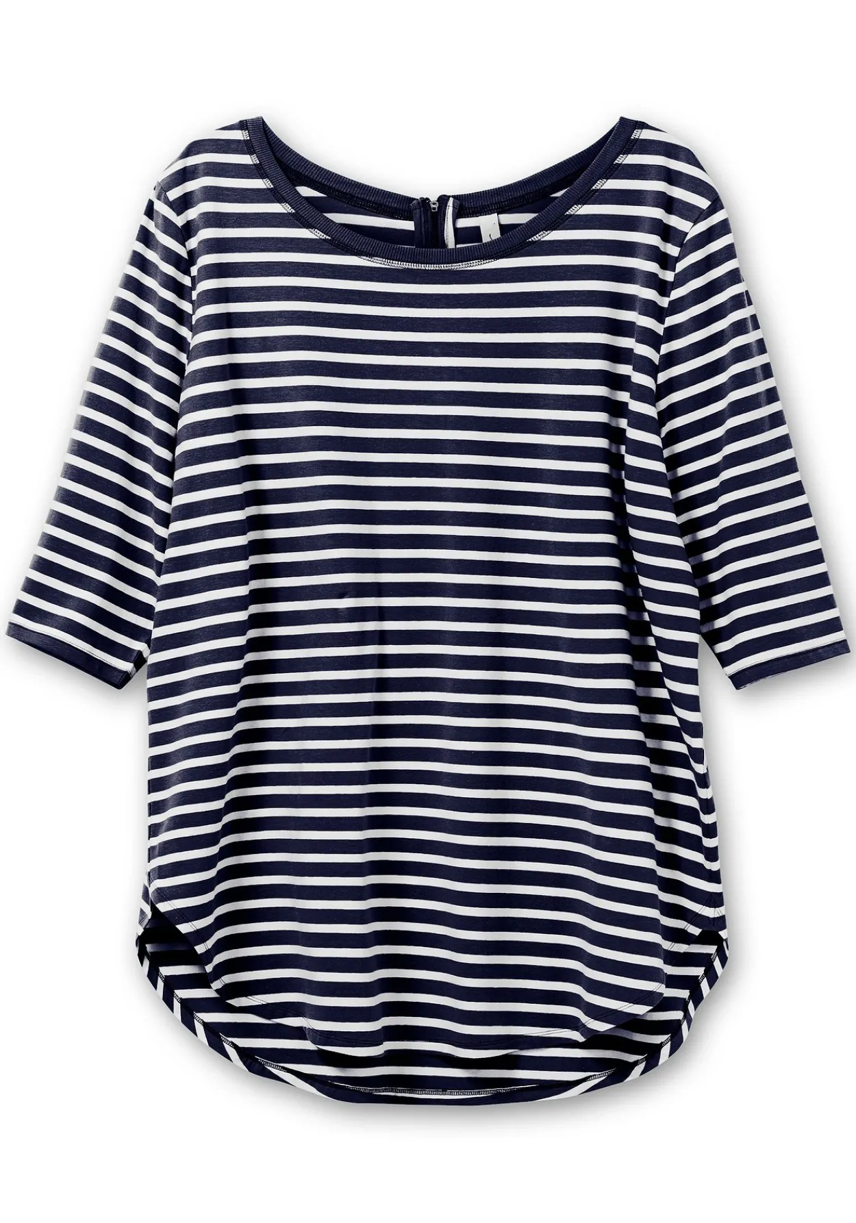 Longshirt in Oversized-Form mit Streifen<sheego Outlet