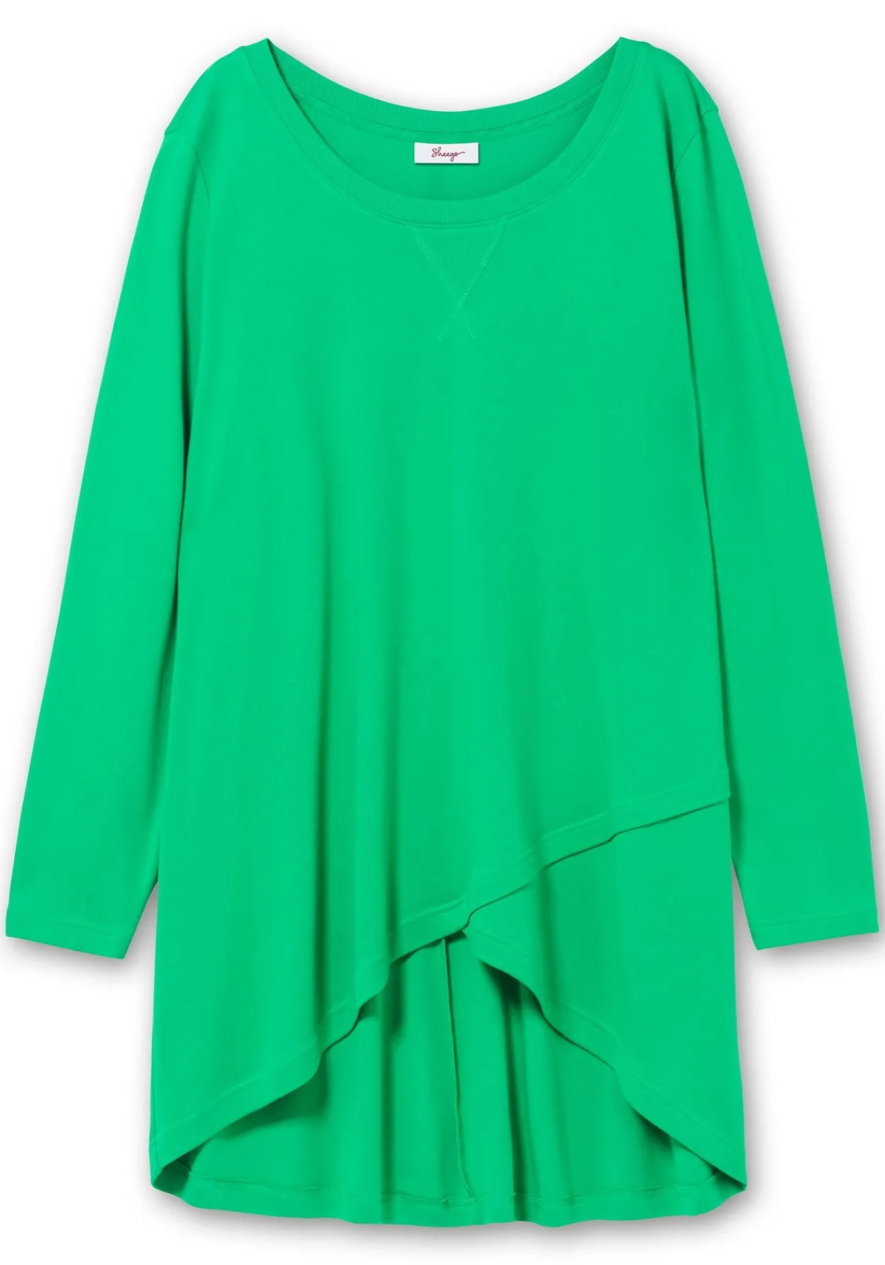Longshirt in Wickeloptik, in leichter A-Linie<sheego Hot
