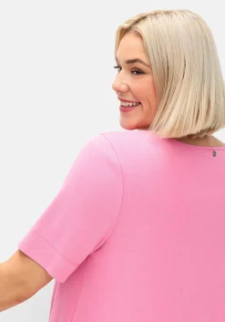 Longshirt mit abgerundetem Saum<sheego Online