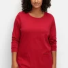 Longshirt mit aufgesetzten Taschen<sheego Sale