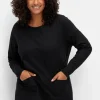 Longshirt mit aufgesetzten Taschen<sheego Online
