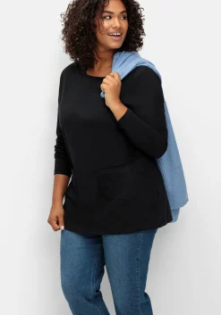 Longshirt mit aufgesetzten Taschen<sheego Online