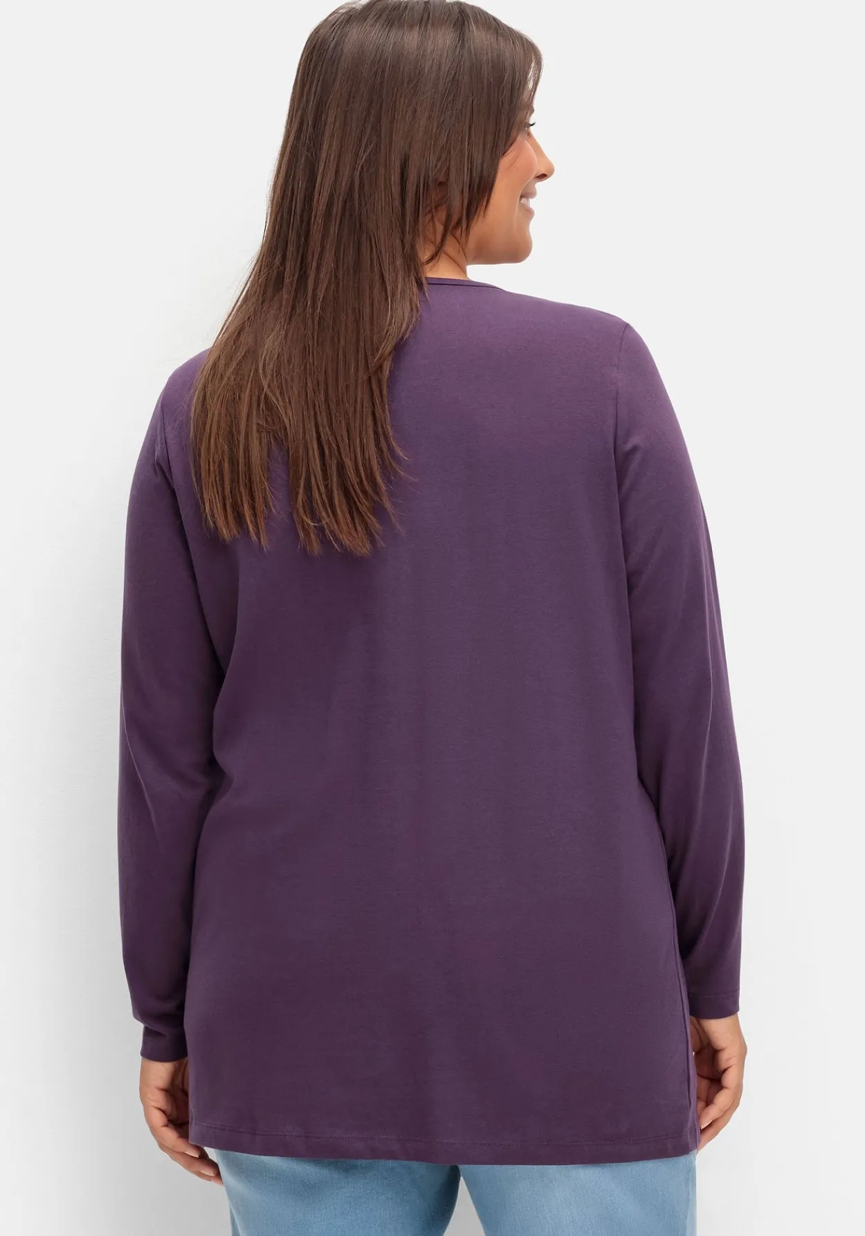 Longshirt mit aufgesetzten Taschen<sheego Outlet