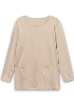 Longshirt mit aufgesetzten Taschen<sheego Hot