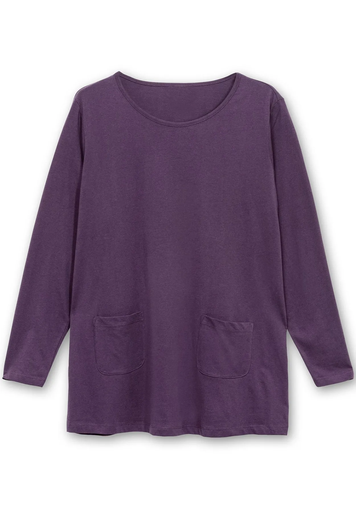 Longshirt mit aufgesetzten Taschen<sheego Outlet